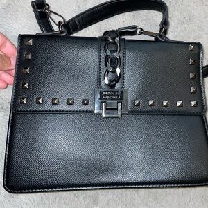 Badgley Mischka Black Satchel Bag